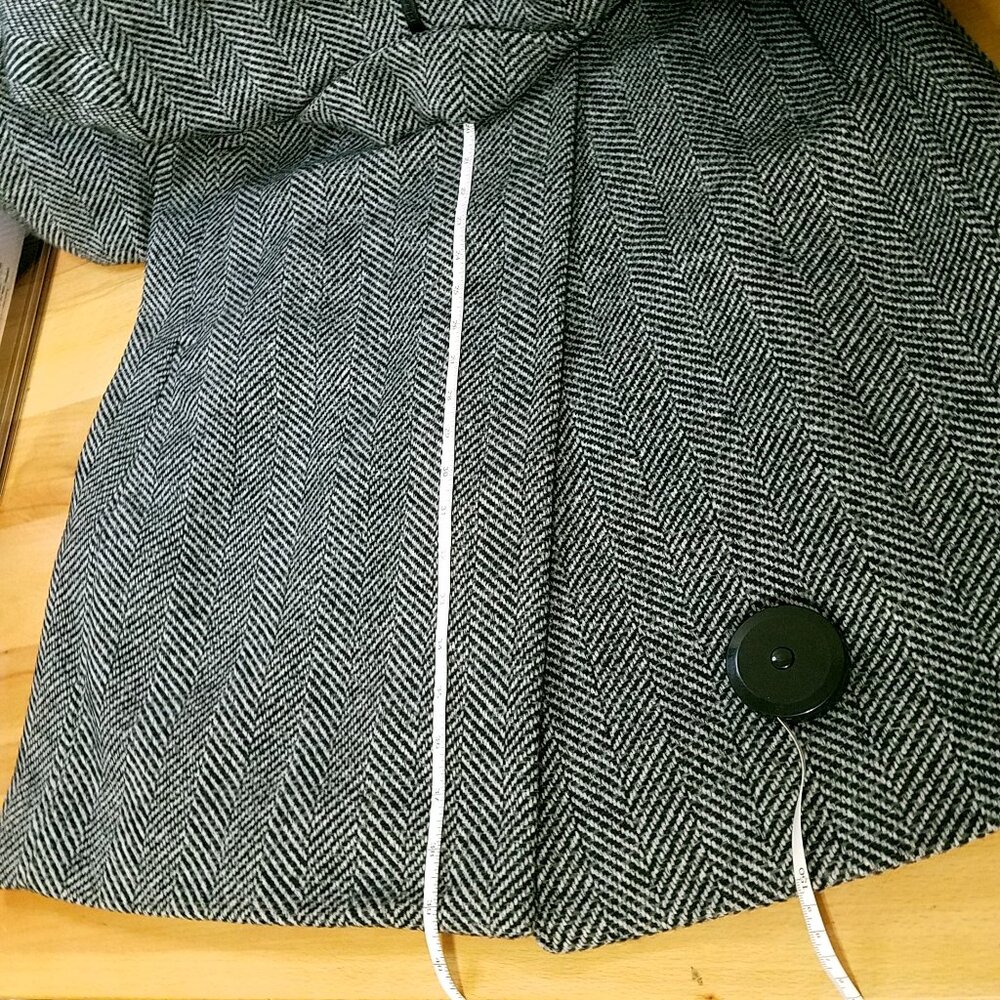DKNY Women’s Classic Gray Twill Winter Coat Size M NWT - Picture 7 of 16